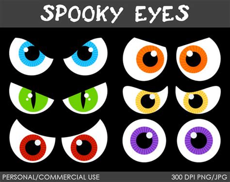 Printable Scary Eyes